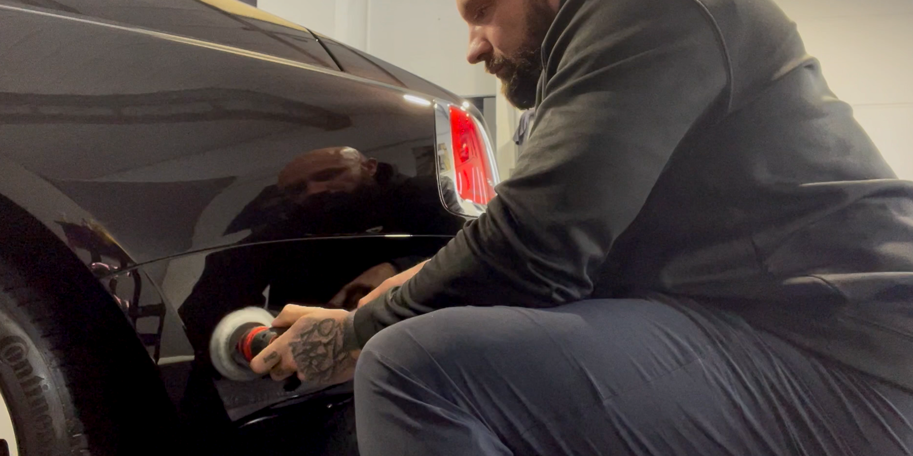 Chasing a deep scratch on a Rolls Royce